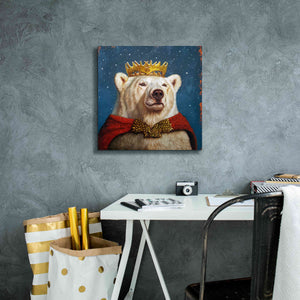'Snow King' by Lucia Heffernan, Canvas Wall Art,18x18