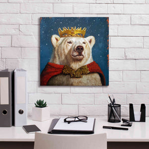'Snow King' by Lucia Heffernan, Canvas Wall Art,18x18