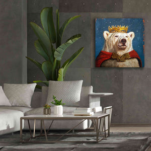 'Snow King' by Lucia Heffernan, Canvas Wall Art,37x37
