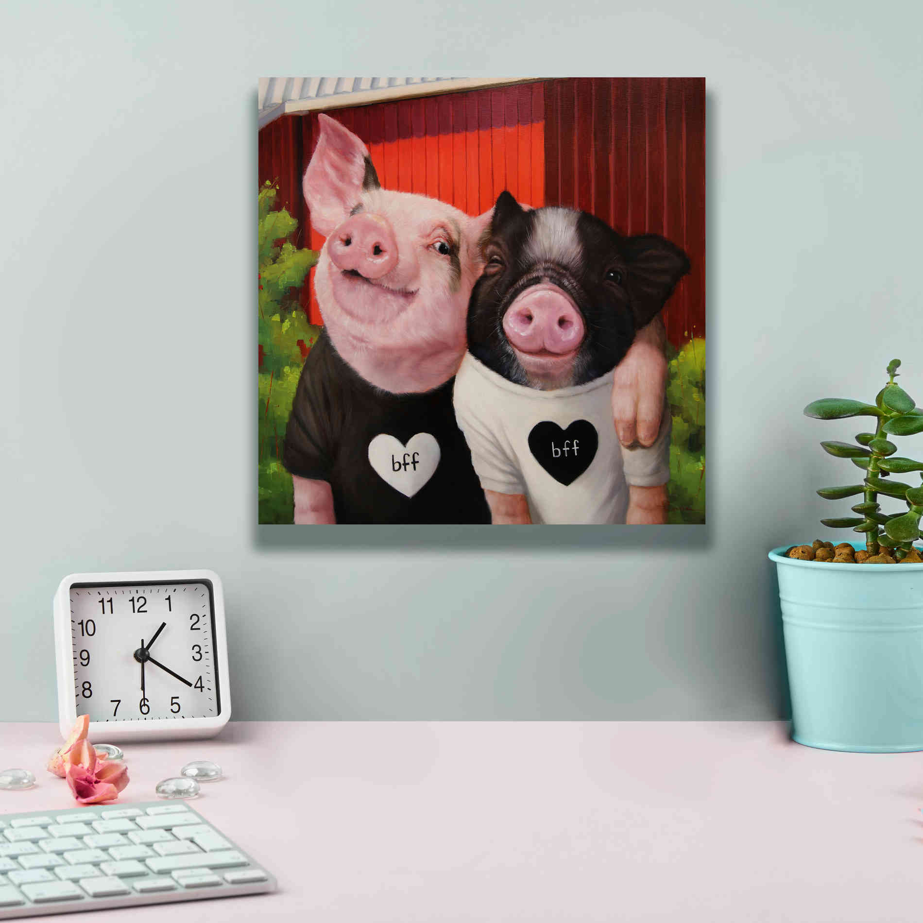 'BFF' by Lucia Heffernan, Canvas Wall Art,12x12