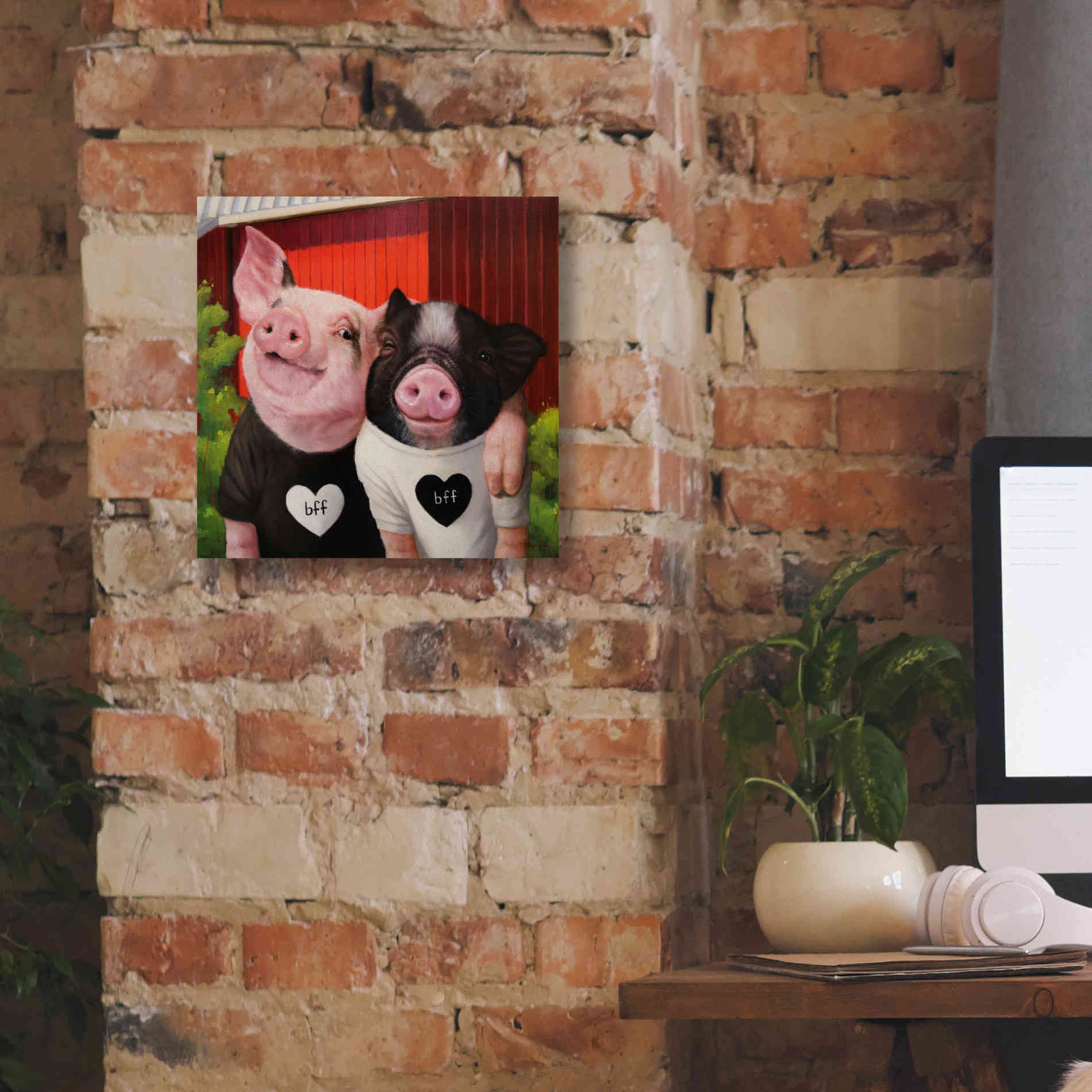 'BFF' by Lucia Heffernan, Canvas Wall Art,12x12
