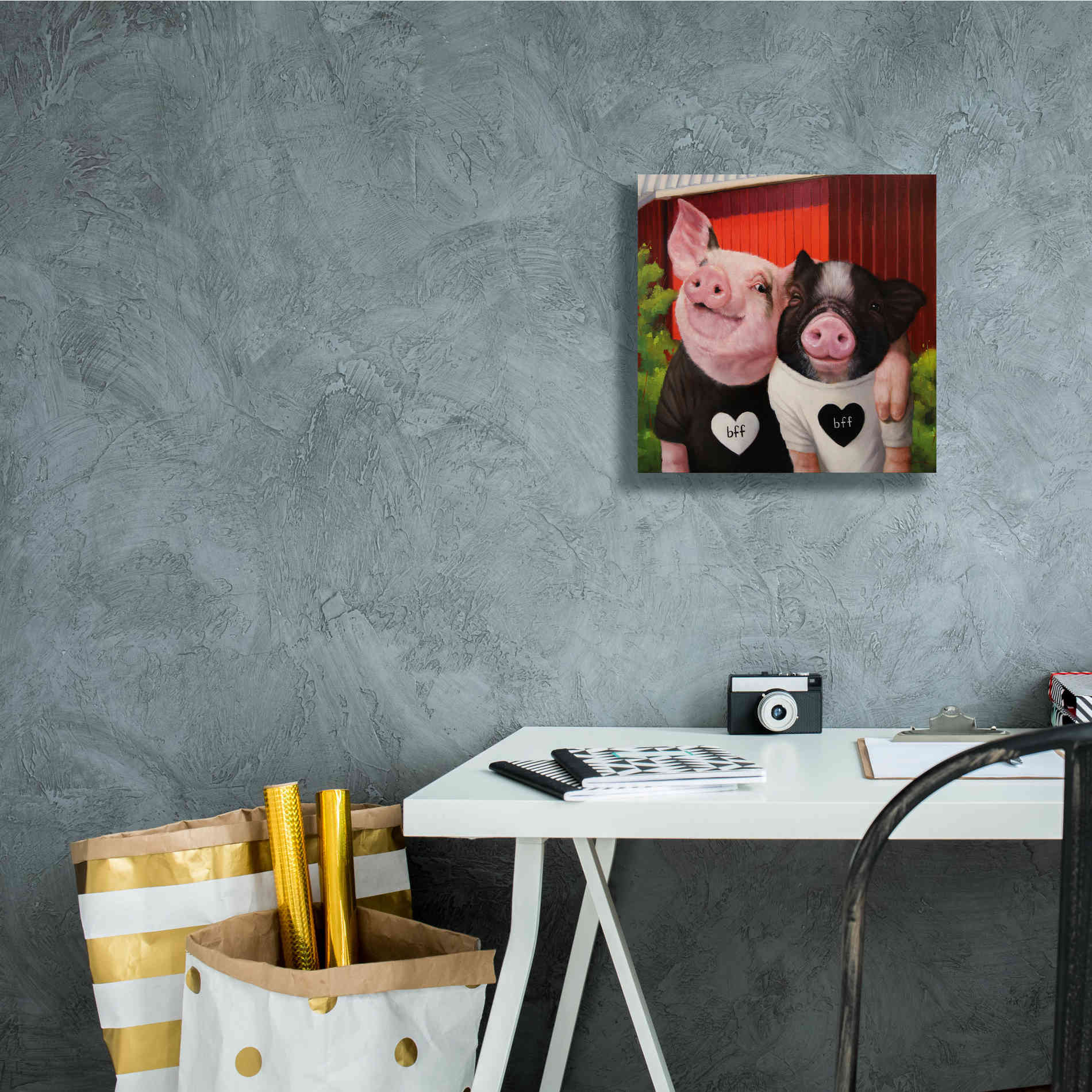 'BFF' by Lucia Heffernan, Canvas Wall Art,12x12