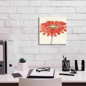 'Tangerine and Grey I' by Chris Paschke, Canvas Wall Art,12 x 12