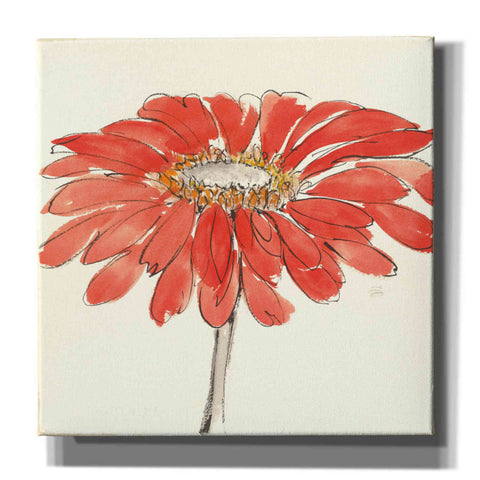 Image of 'Tangerine and Grey I' by Chris Paschke, Canvas Wall Art