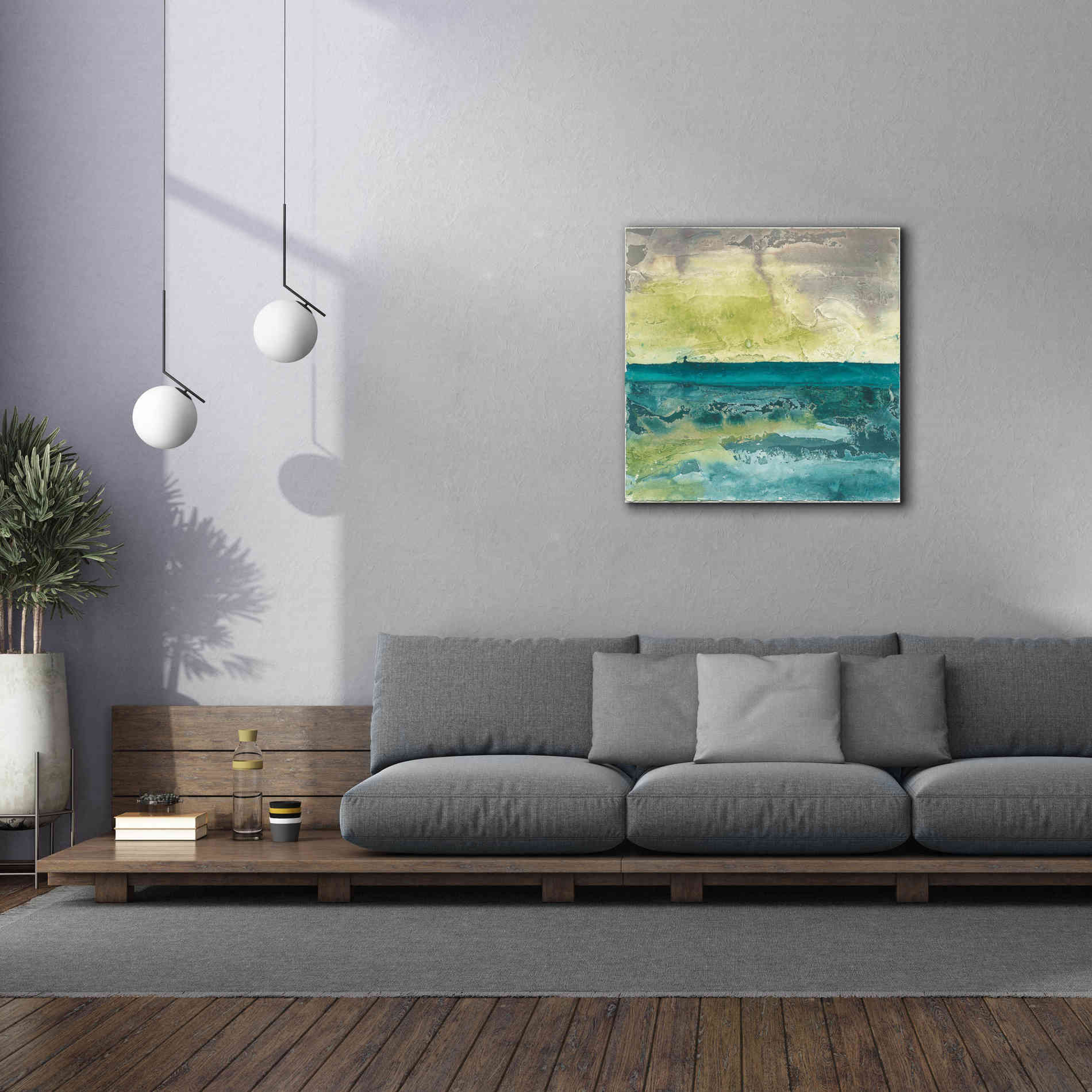 'Beyond The Horizon I' by Chris Paschke, Canvas Wall Art,37 x 37