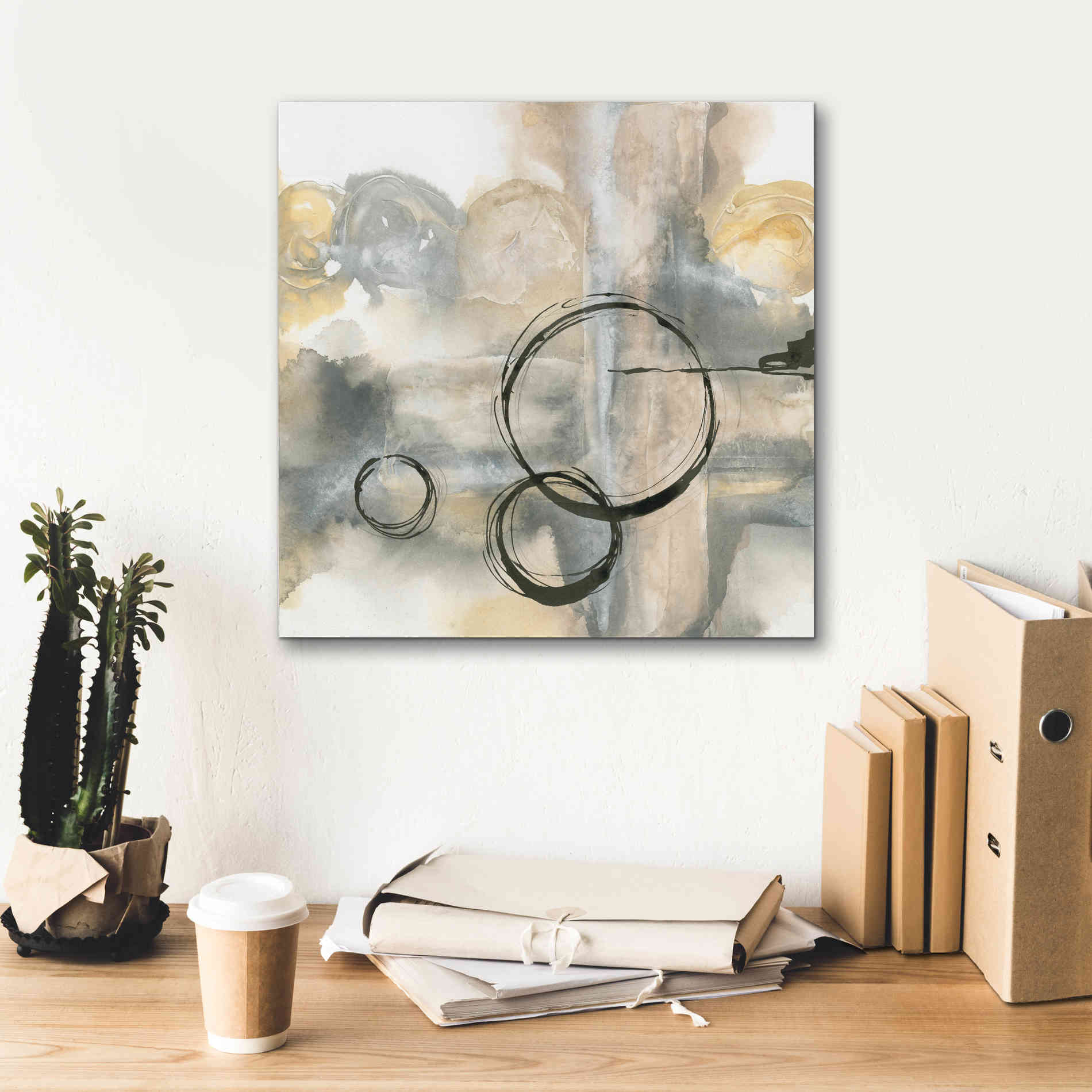 'Full Circle II' by Chris Paschke, Canvas Wall Art,18 x 18