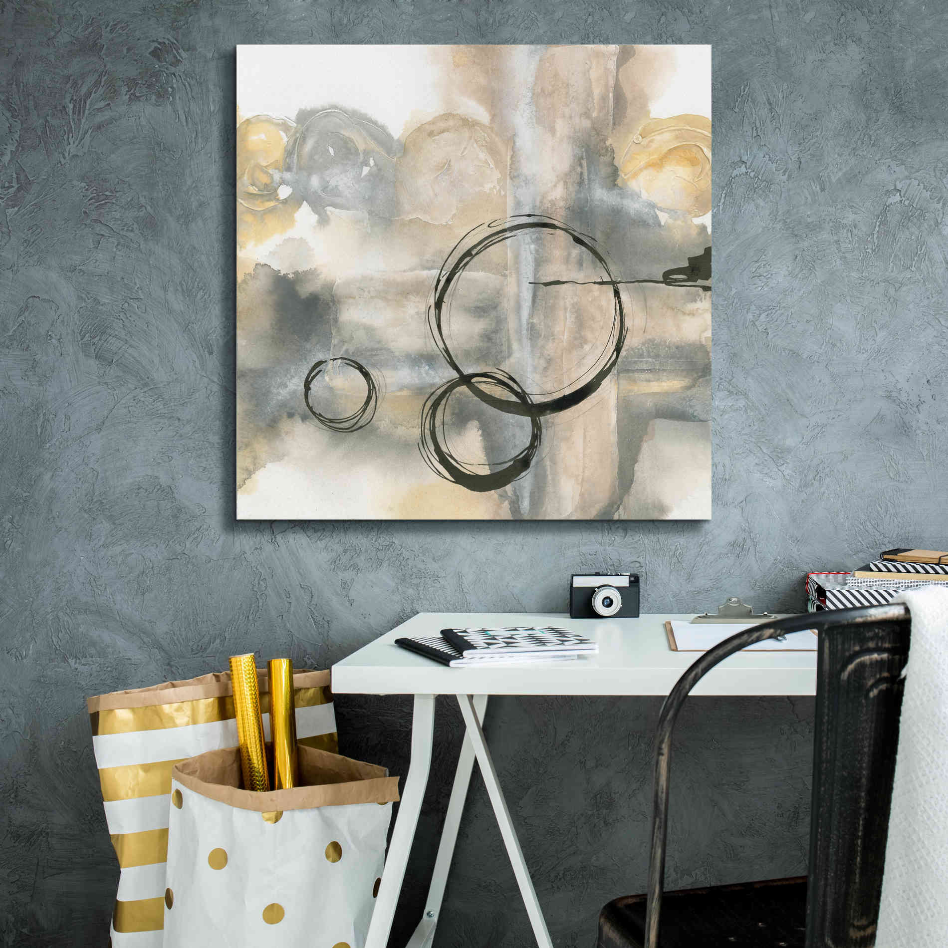 'Full Circle II' by Chris Paschke, Canvas Wall Art,26 x 26