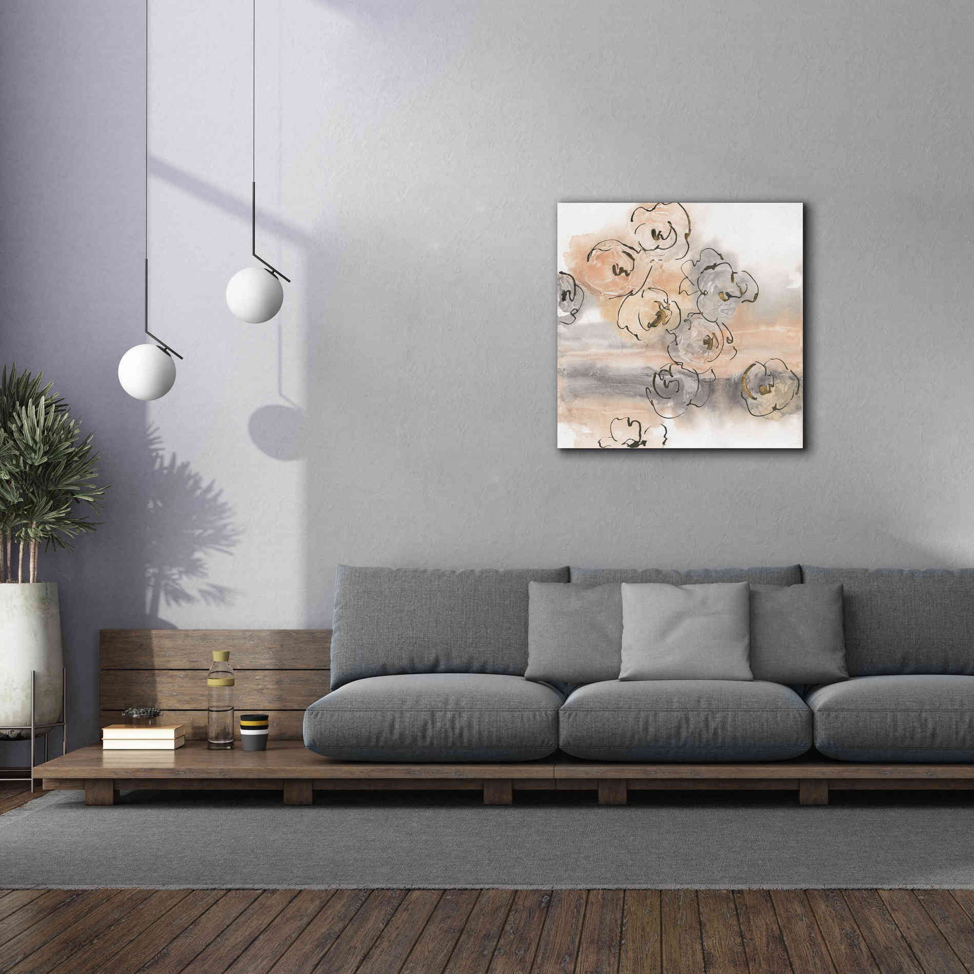 'Gold Dust I' by Chris Paschke, Canvas Wall Art,37 x 37