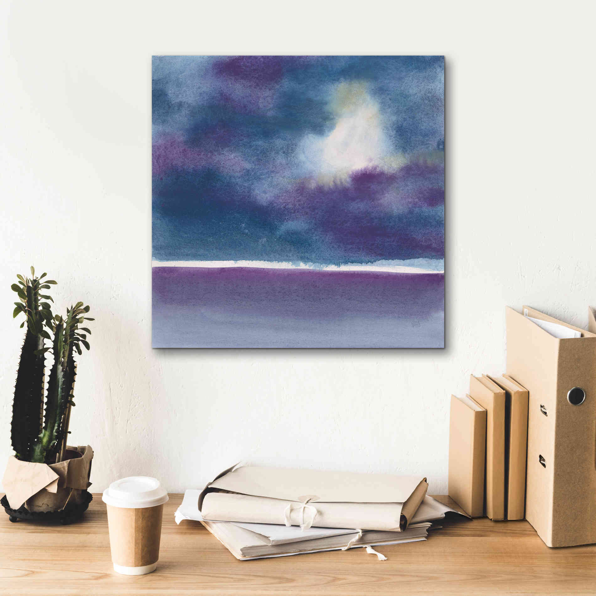 'The Clouds I' by Chris Paschke, Canvas Wall Art,18 x 18