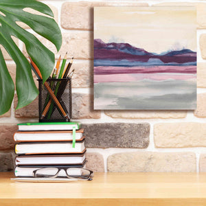 'Purple Rock Dawn II' by Chris Paschke, Canvas Wall Art,12 x 12