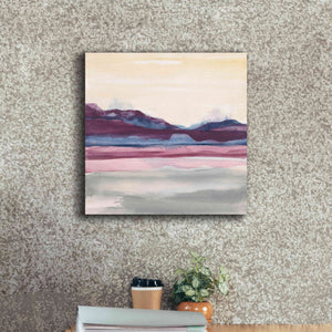 'Purple Rock Dawn II' by Chris Paschke, Canvas Wall Art,18 x 18