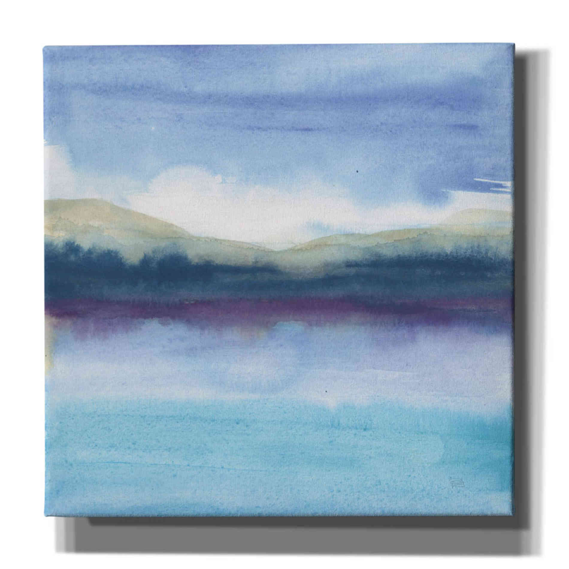 'Violet Reflection II' by Chris Paschke, Canvas Wall Art