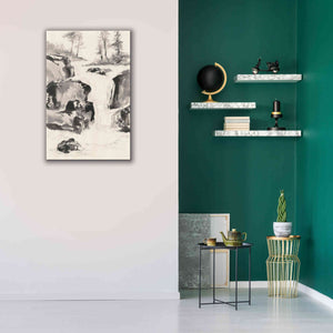 'Sumi Waterfall II' by Chris Paschke, Canvas Wall Art,26 x 40
