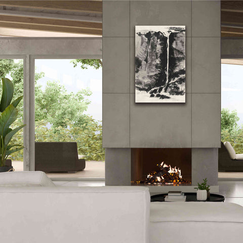 Image of 'Sumi Waterfall View III' by Chris Paschke, Canvas Wall Art,26 x 40