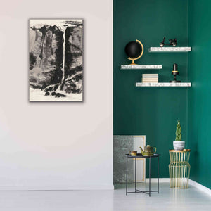 'Sumi Waterfall View III' by Chris Paschke, Canvas Wall Art,26 x 40