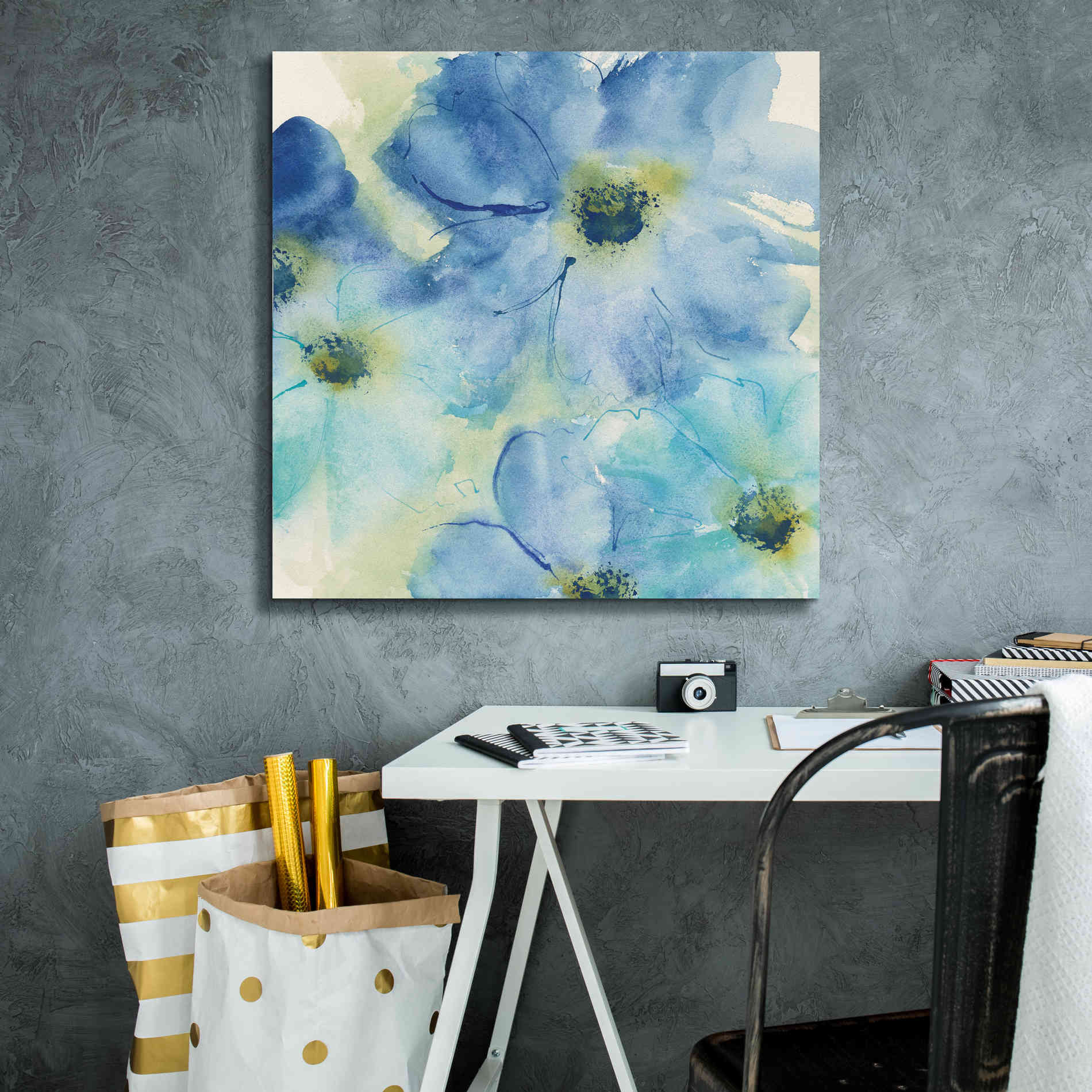 'Seashell Cosmos I' by Chris Paschke, Canvas Wall Art,26 x 26