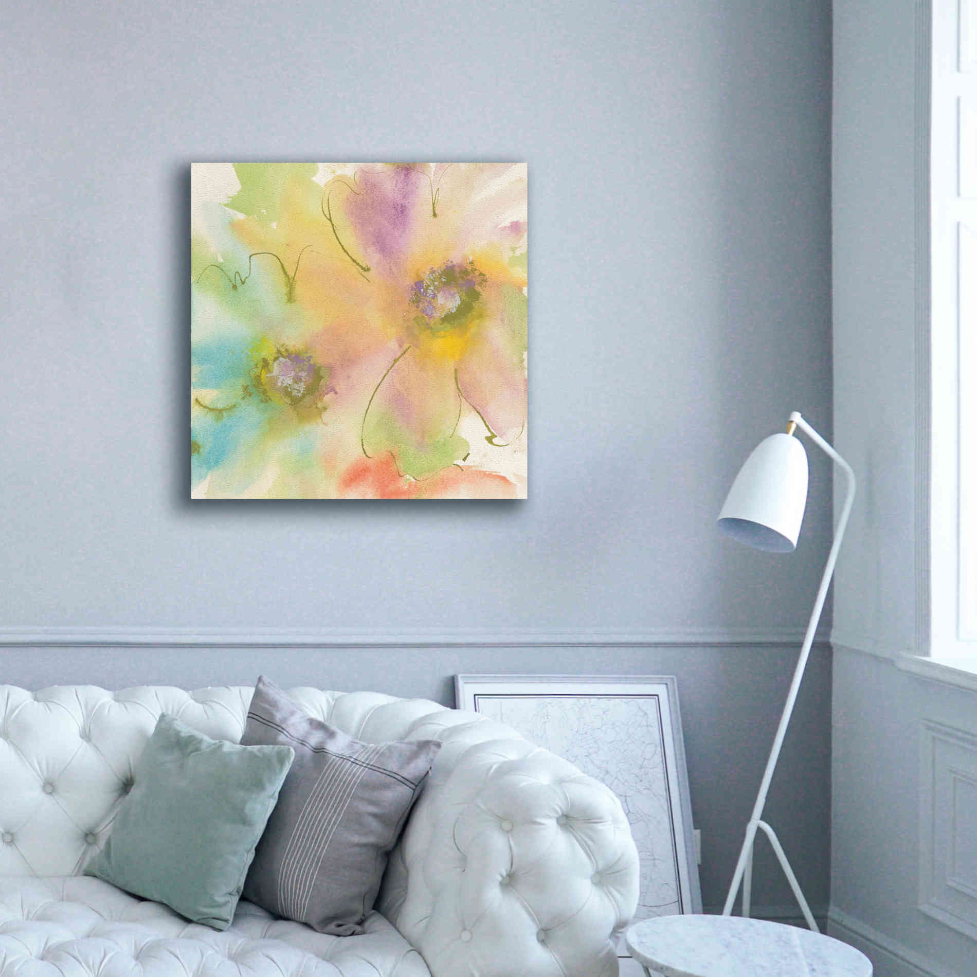 'Rainbow Cosmos II' by Chris Paschke, Canvas Wall Art,37 x 37
