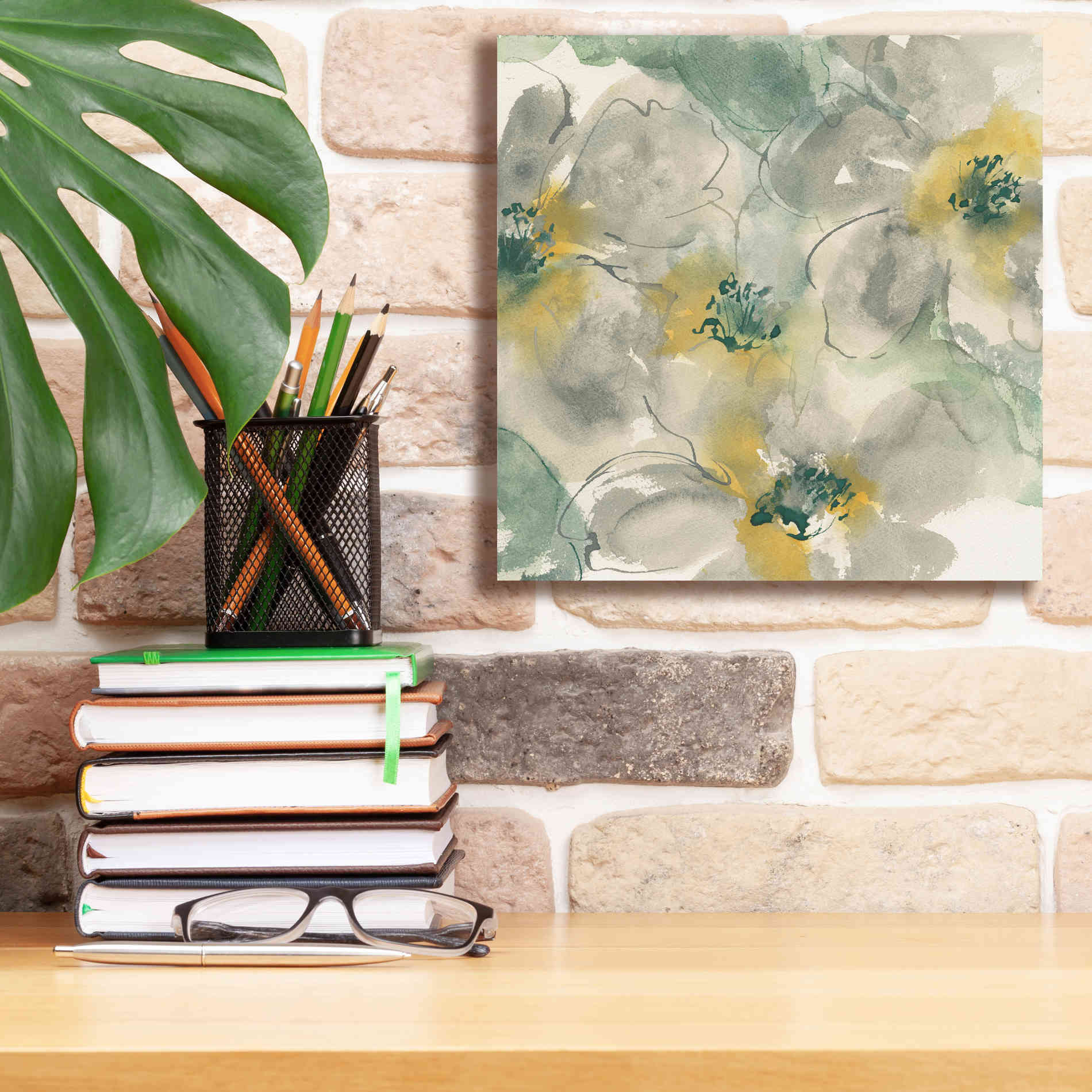 'Silver Quince II' by Chris Paschke, Canvas Wall Art,12 x 12