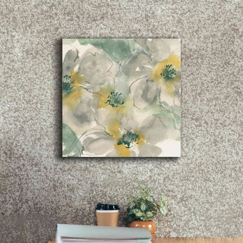 Image of 'Silver Quince II' by Chris Paschke, Canvas Wall Art,18 x 18