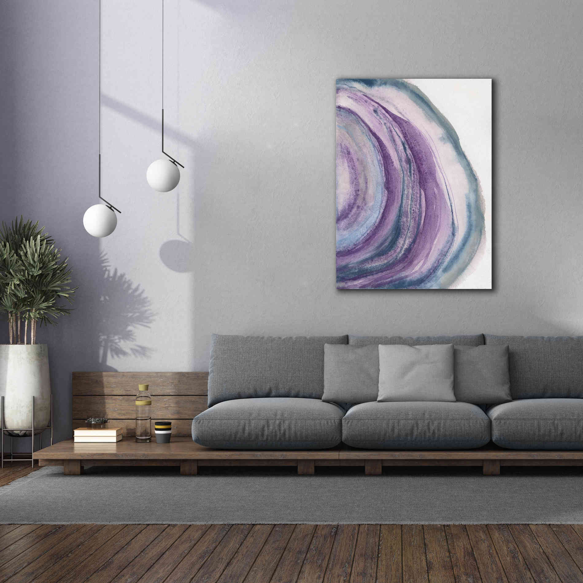 'Watercolor Geode II' by Chris Paschke, Canvas Wall Art,40 x 54