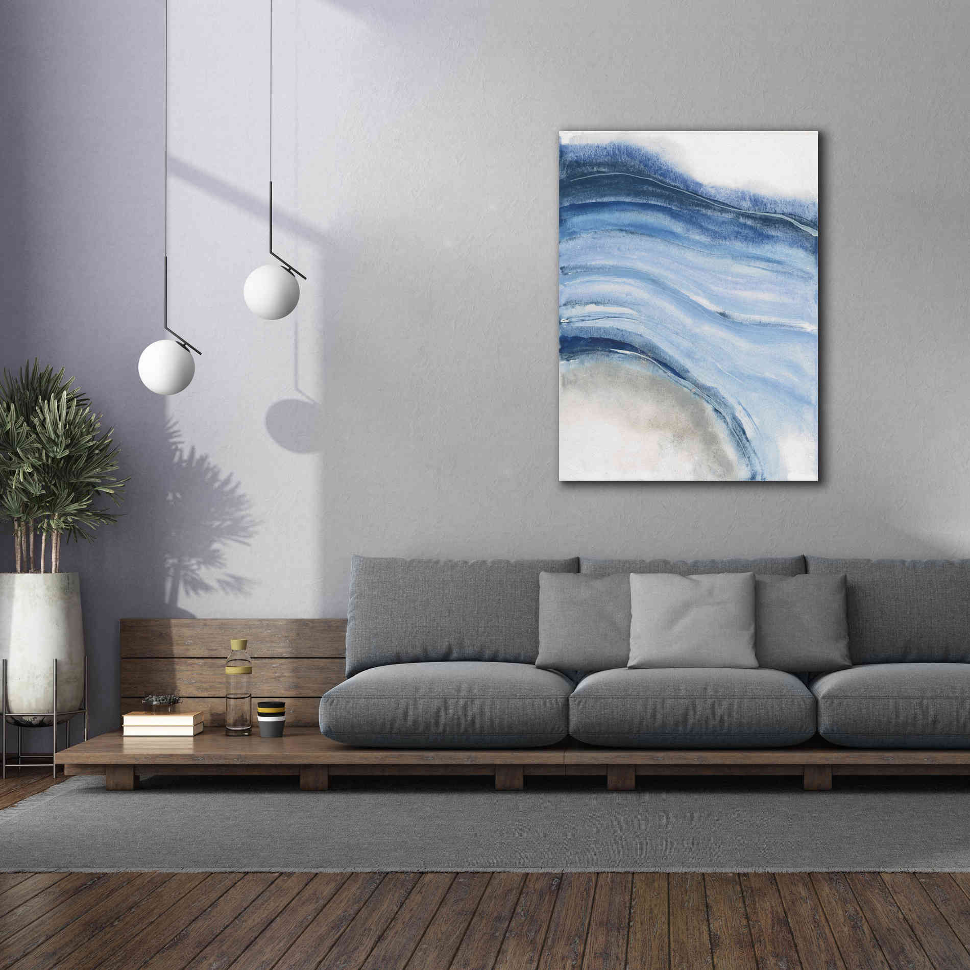 'Watercolor Geode IV' by Chris Paschke, Canvas Wall Art,40 x 54