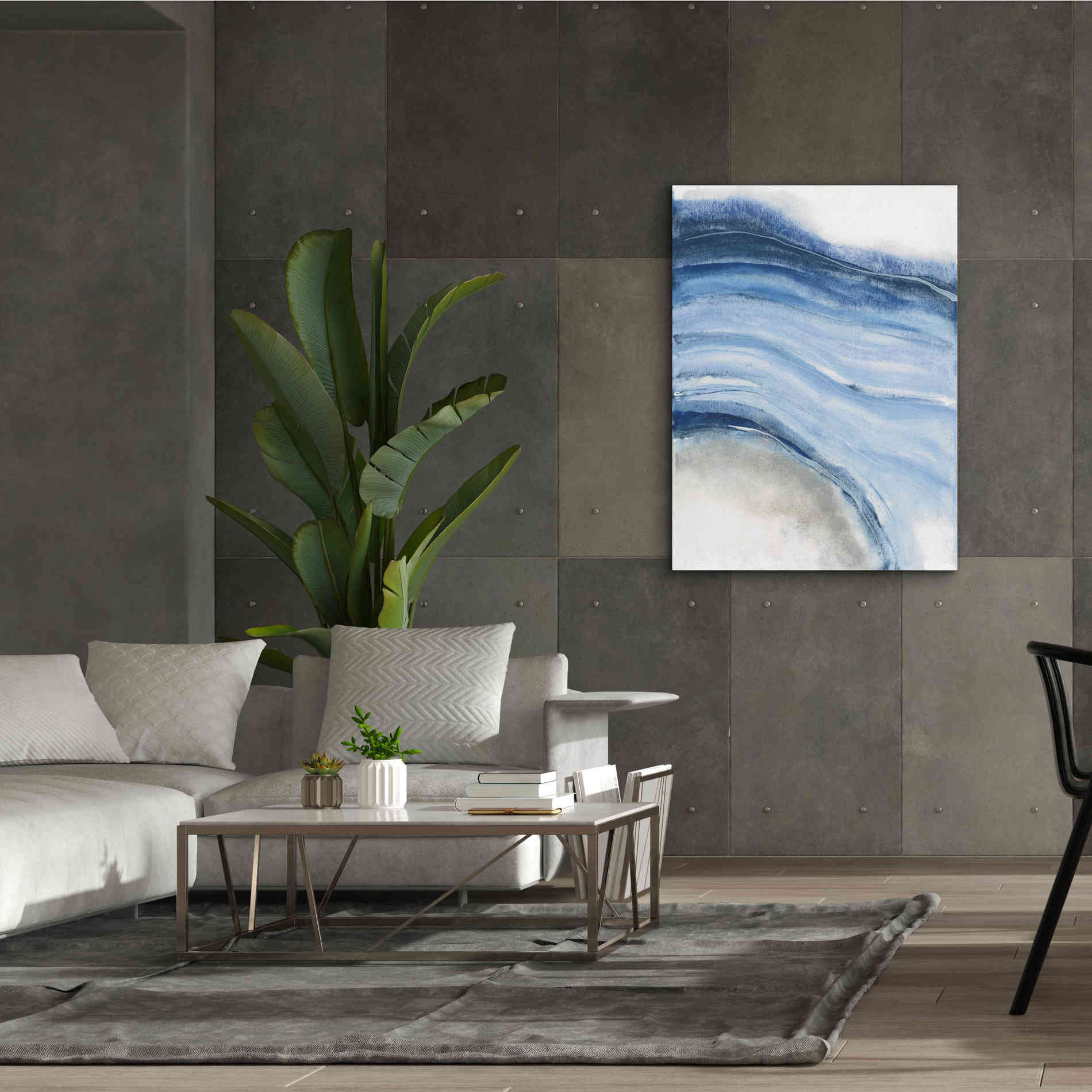 'Watercolor Geode IV' by Chris Paschke, Canvas Wall Art,40 x 54
