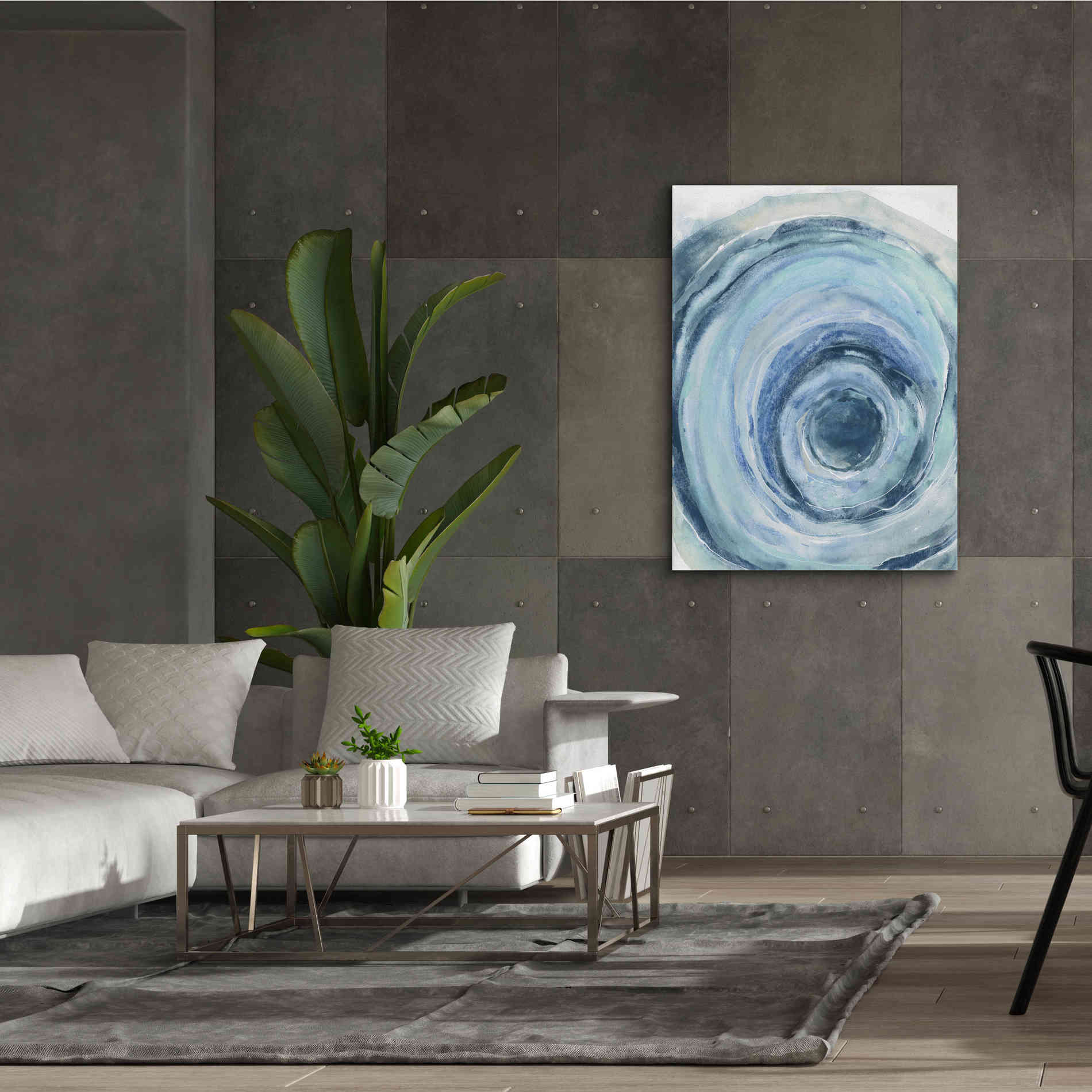 'Watercolor Geode IX' by Chris Paschke, Canvas Wall Art,40 x 54