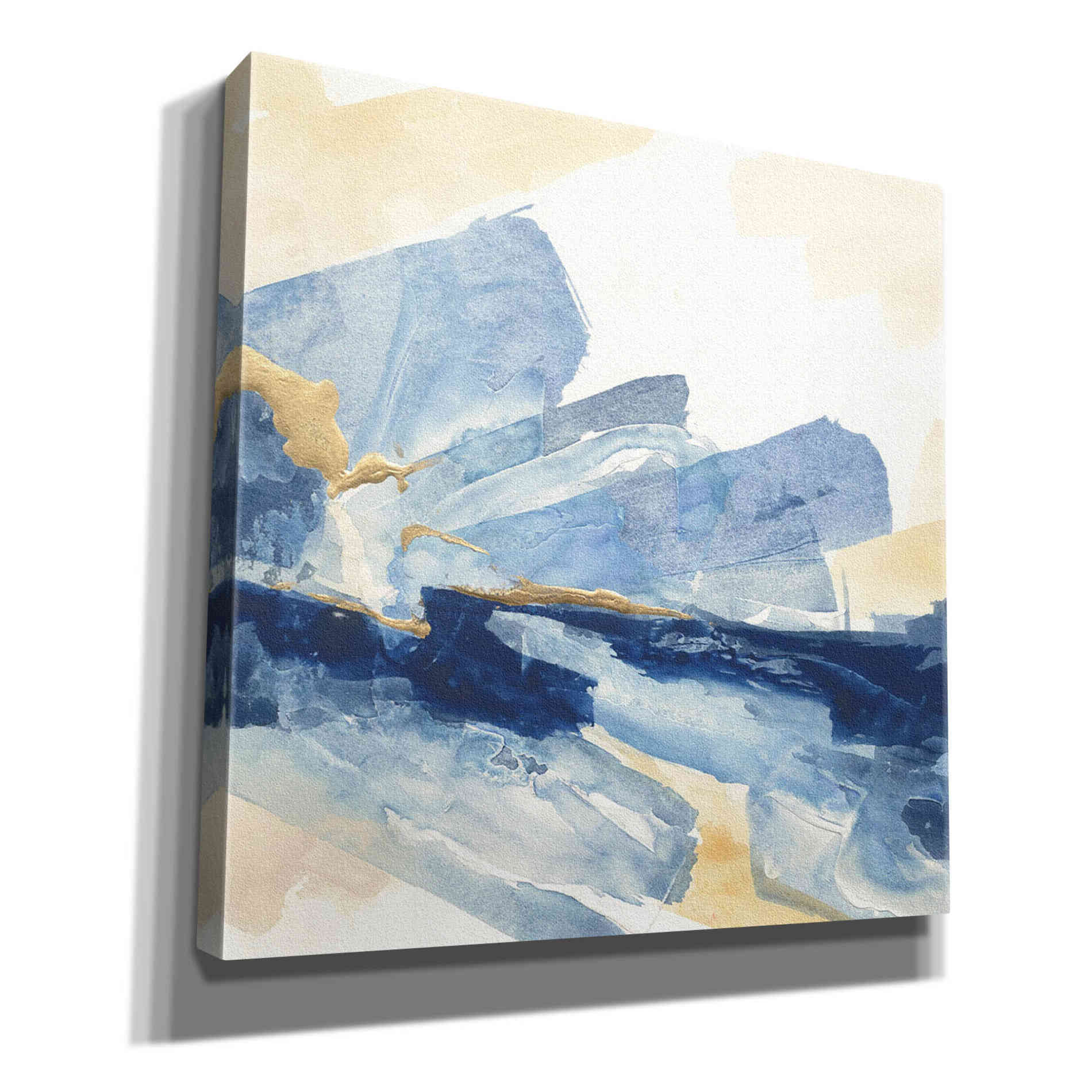 'Gilded Indigo II' by Chris Paschke, Canvas Wall Art