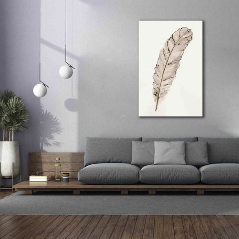 Image of 'Gold Feathers IX' by Chris Paschke, Canvas Wall Art,40 x 60