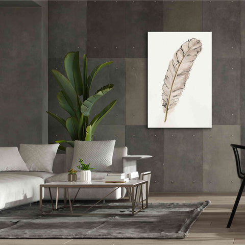 Image of 'Gold Feathers IX' by Chris Paschke, Canvas Wall Art,40 x 60