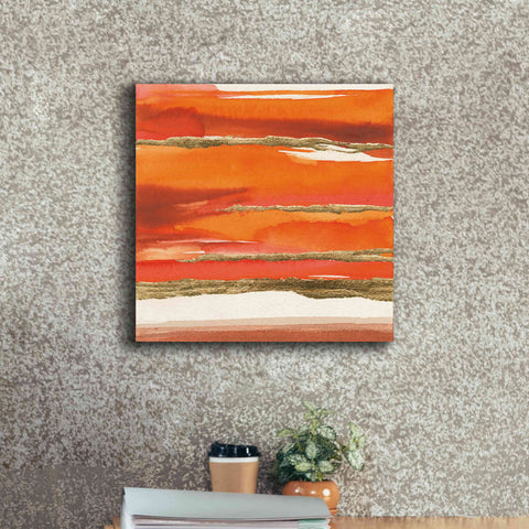 Image of 'Gilded Mandarin II' by Chris Paschke, Canvas Wall Art,18 x 18