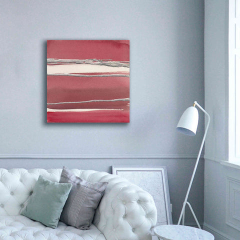 Image of 'Silver Rose II' by Chris Paschke, Canvas Wall Art,37 x 37