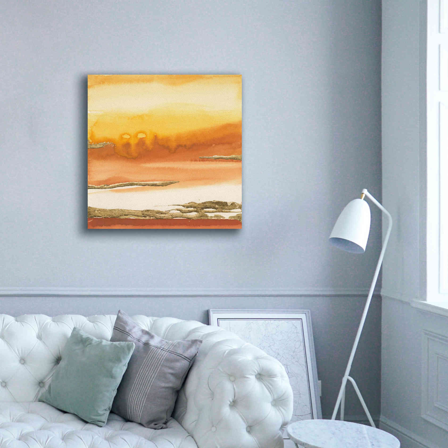 'Gilded Amber I' by Chris Paschke, Canvas Wall Art,37 x 37