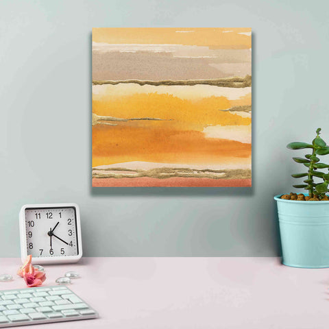 Image of 'Gilded Amber II' by Chris Paschke, Canvas Wall Art,12 x 12