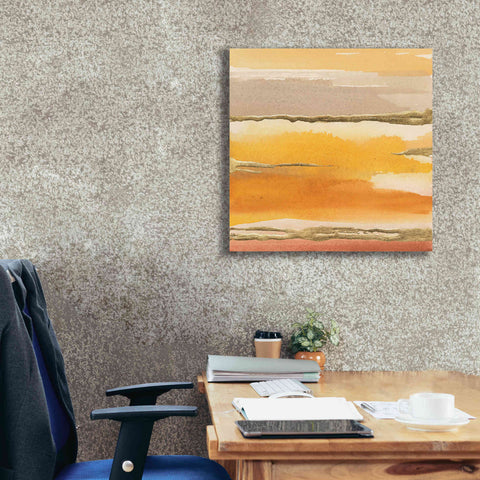 Image of 'Gilded Amber II' by Chris Paschke, Canvas Wall Art,26 x 26
