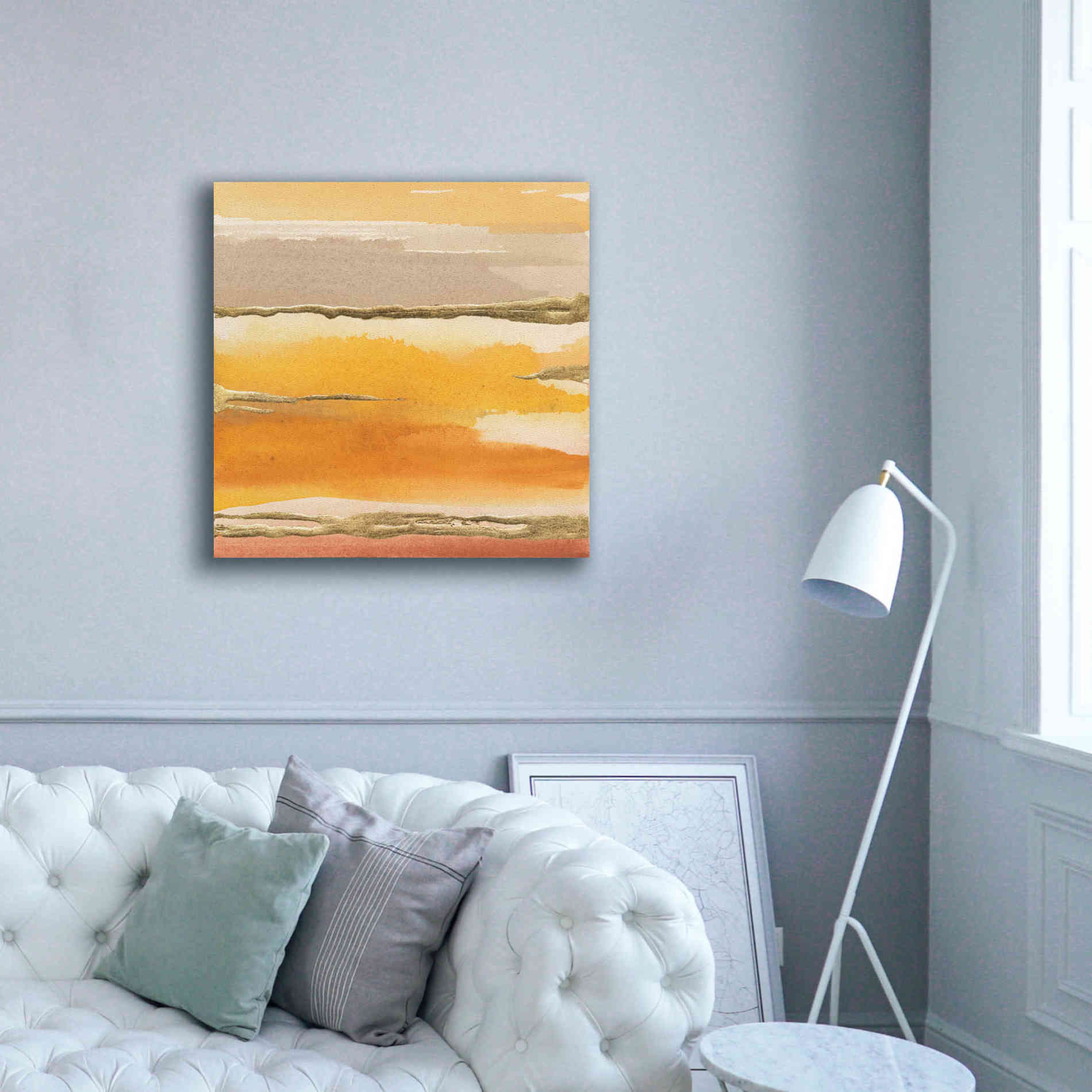 'Gilded Amber II' by Chris Paschke, Canvas Wall Art,37 x 37