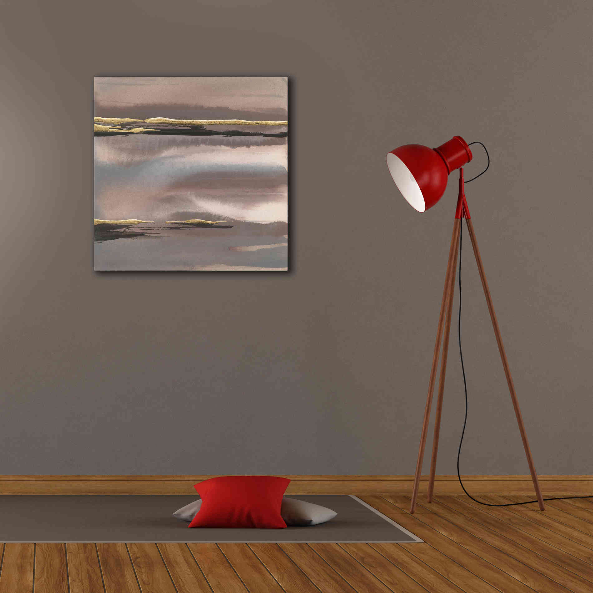 'Gilded Morning Fog I' by Chris Paschke, Canvas Wall Art,26 x 26