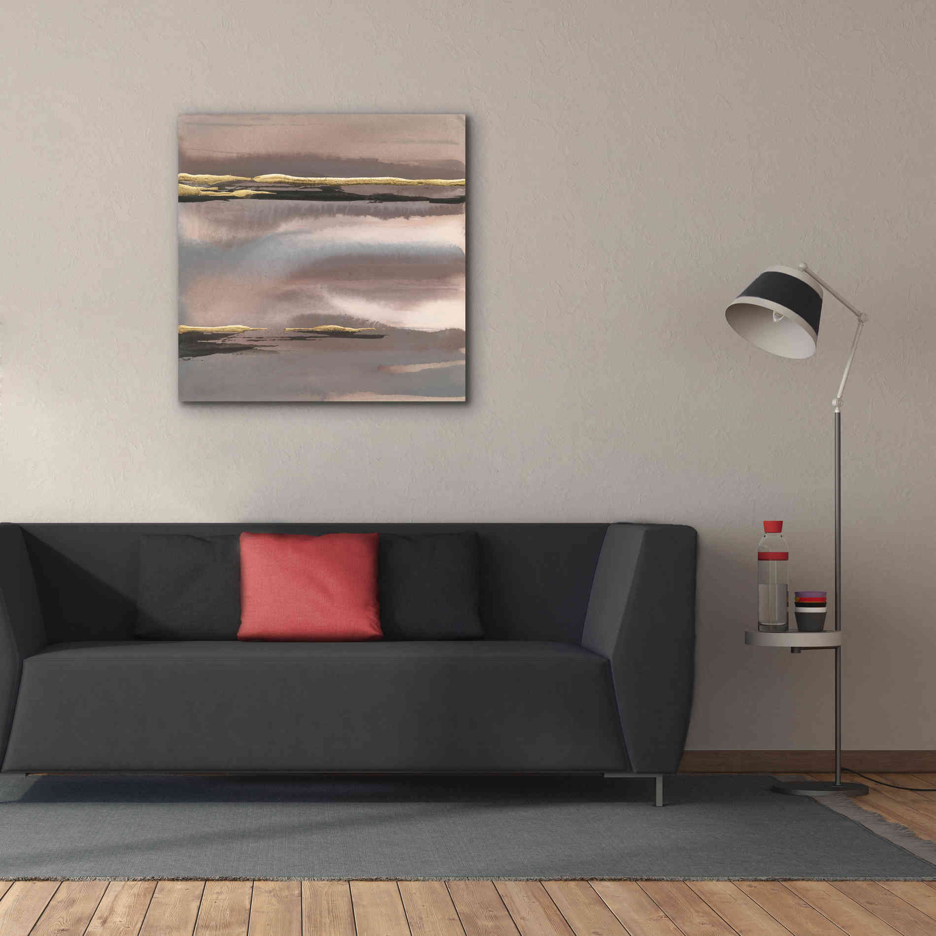 'Gilded Morning Fog I' by Chris Paschke, Canvas Wall Art,37 x 37