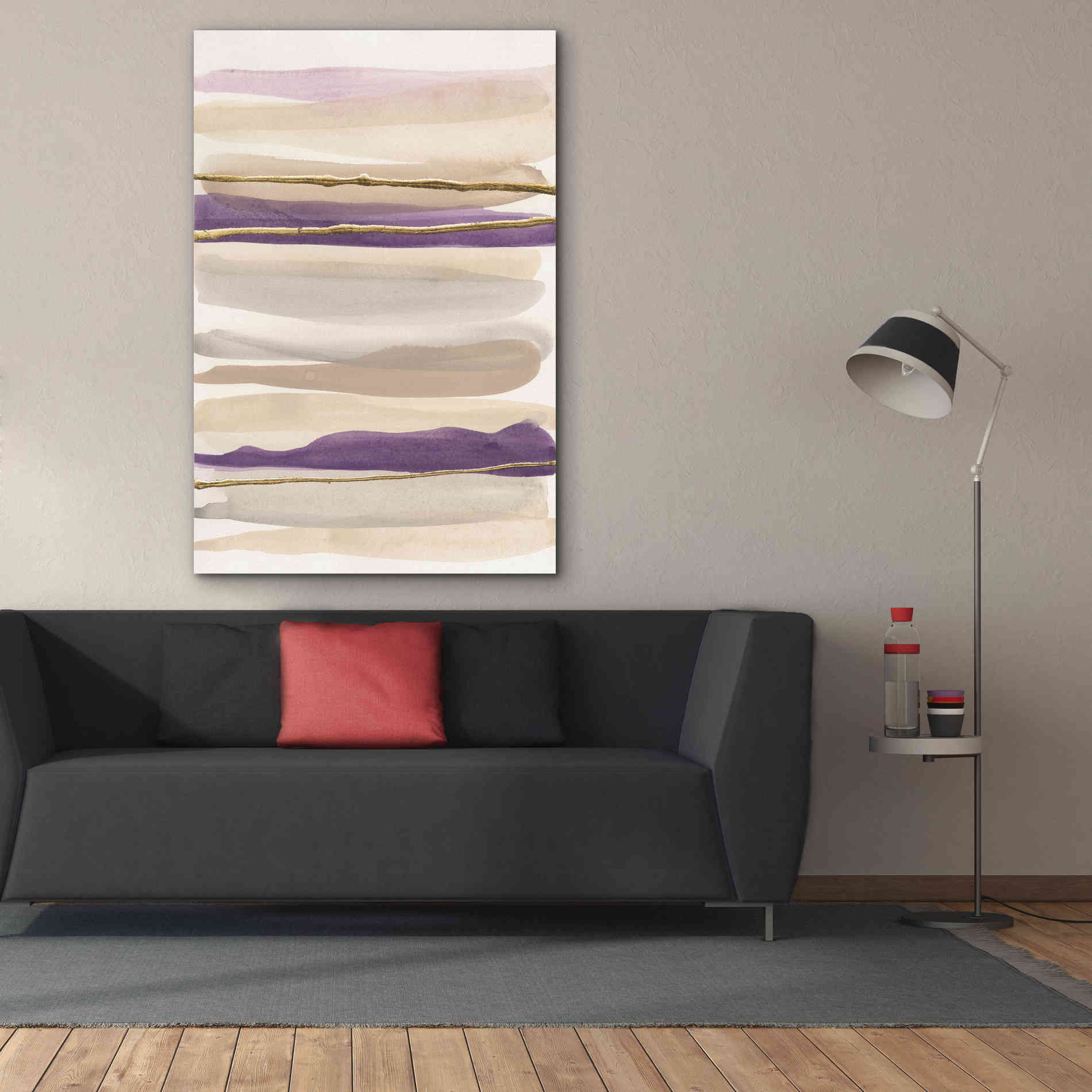 'Gilded Amethyst II' by Chris Paschke, Canvas Wall Art,40 x 60