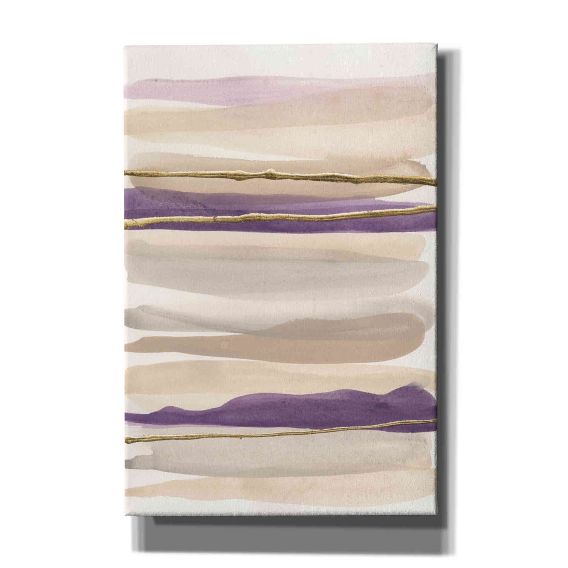 'Gilded Amethyst II' by Chris Paschke, Canvas Wall Art