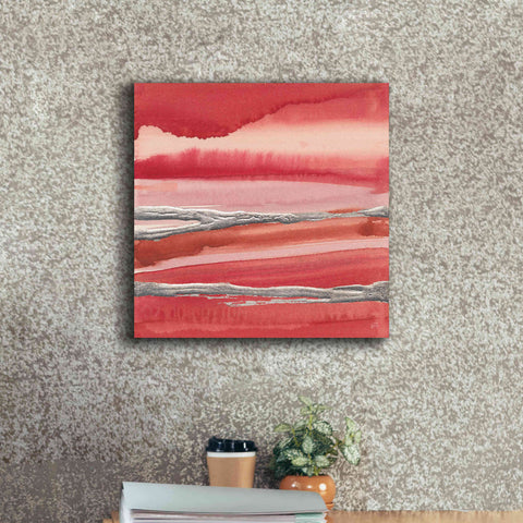 Image of 'Silver Marsh' by Chris Paschke, Canvas Wall Art,18 x 18