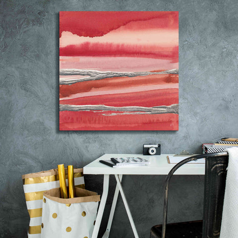 Image of 'Silver Marsh' by Chris Paschke, Canvas Wall Art,26 x 26