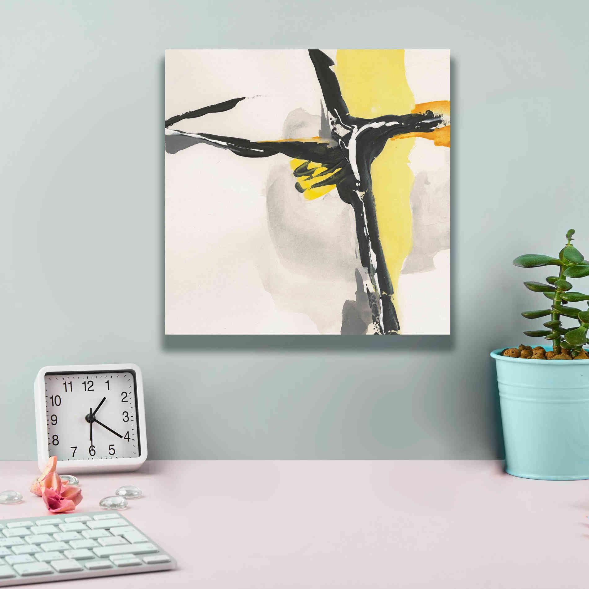 'Creamy Yellow II' by Chris Paschke, Canvas Wall Art,12 x 12