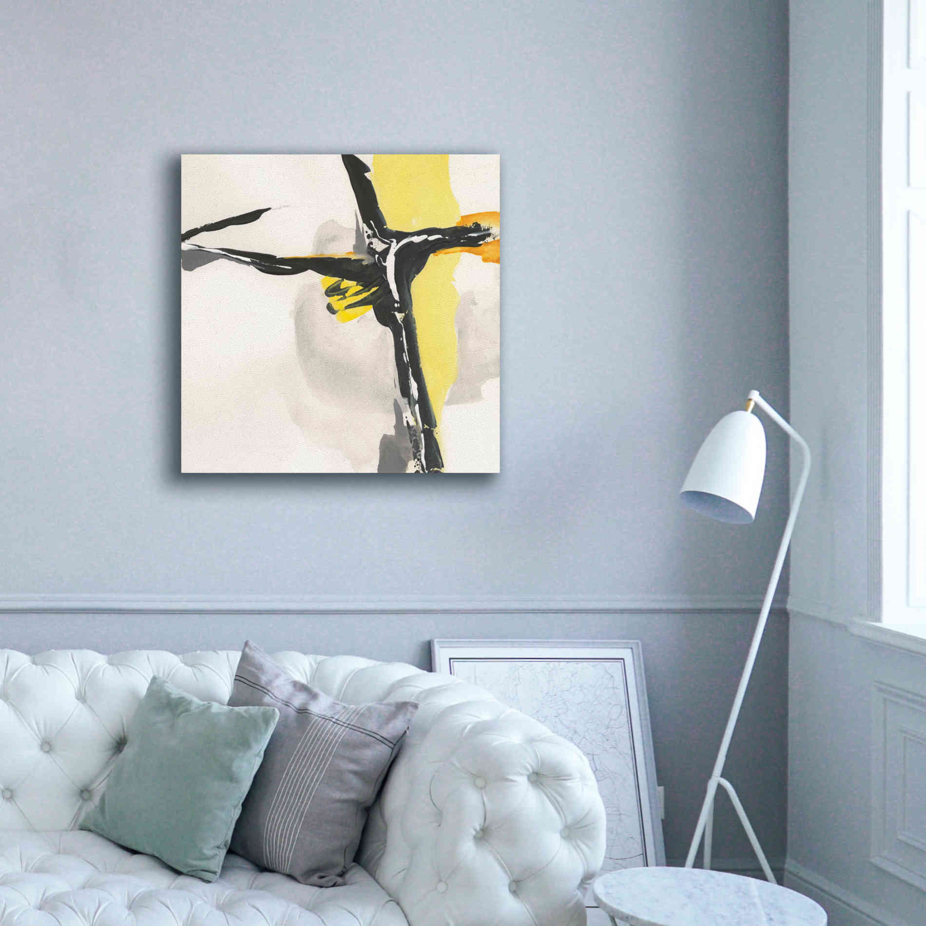 'Creamy Yellow II' by Chris Paschke, Canvas Wall Art,37 x 37