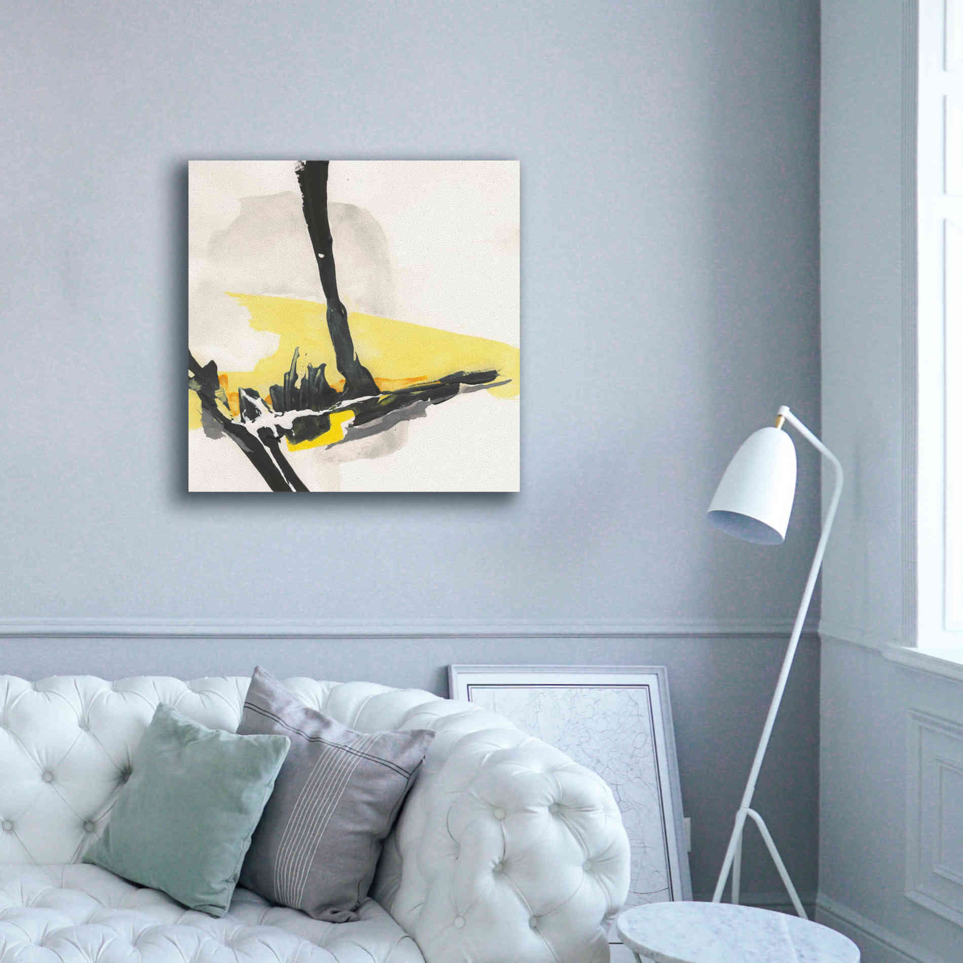 'Creamy Yellow IV' by Chris Paschke, Canvas Wall Art,37 x 37