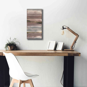 'Gilded Morning Fog III' by Chris Paschke, Canvas Wall Art,12 x 24