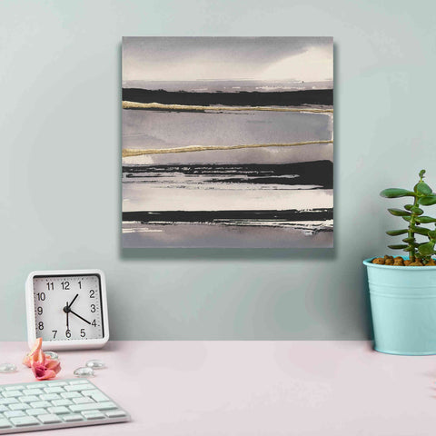 Image of 'Gilded Grey I' by Chris Paschke, Canvas Wall Art,12 x 12