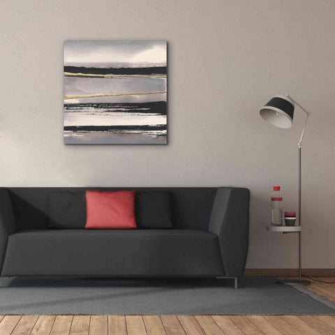 Image of 'Gilded Grey I' by Chris Paschke, Canvas Wall Art,37 x 37