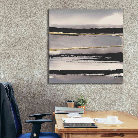 Image of 'Gilded Grey I' by Chris Paschke, Canvas Wall Art,37 x 37