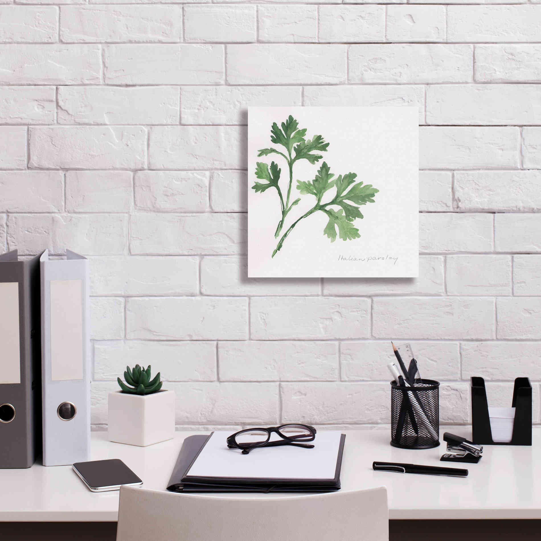 'Italian Parsley' by Chris Paschke, Canvas Wall Art,12 x 12